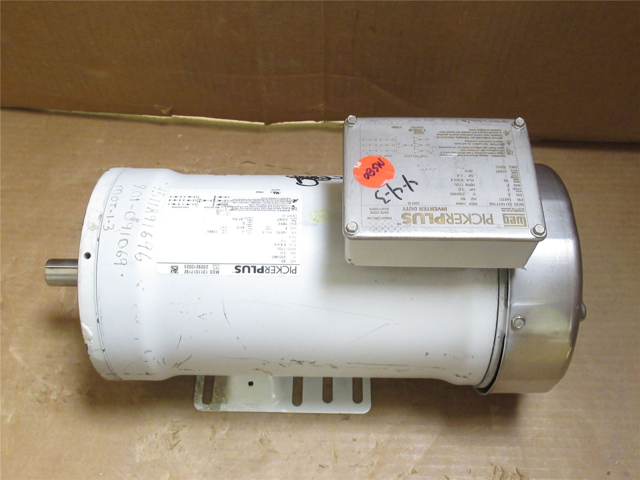 WEG 1311017192; AC Motor; 3HP; 230/460V; 1700RPM; 3PH