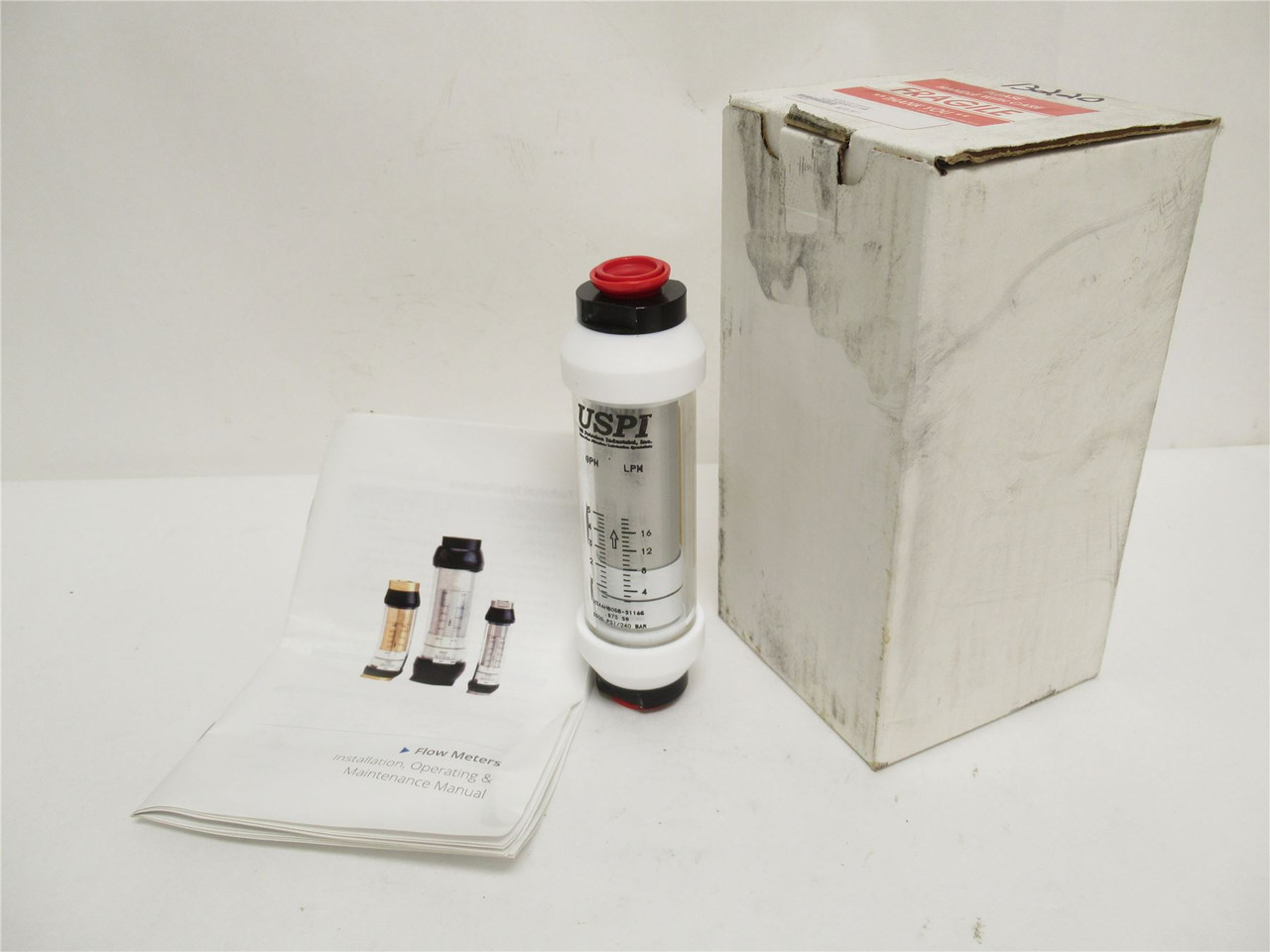 USPI H3A6HB05B-S1165; Flow Meter; 1-5gpm; 1/2"NPT