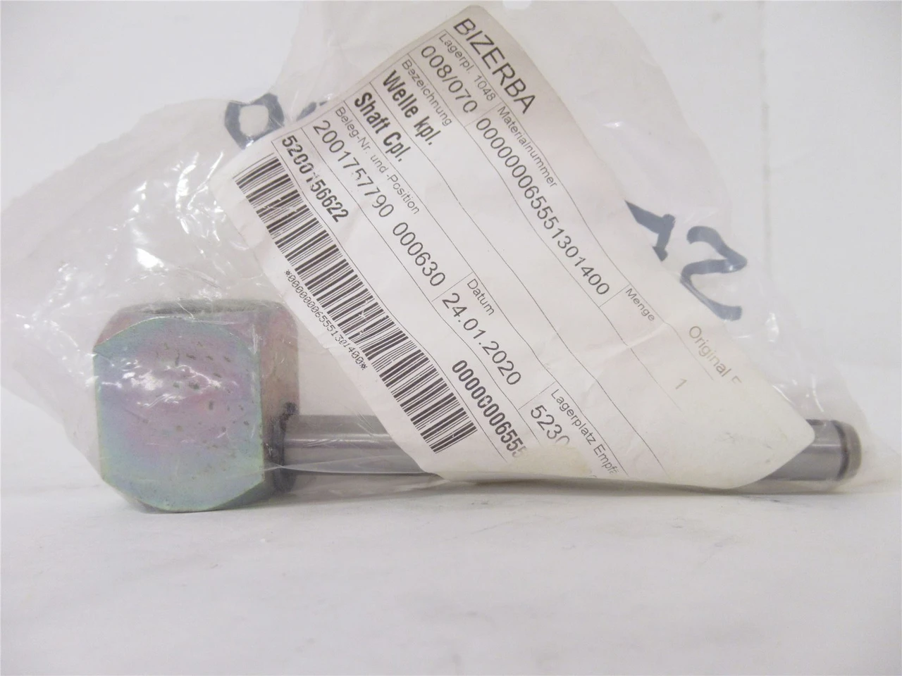 Bizerba 65551301400; Shaft Cpl.