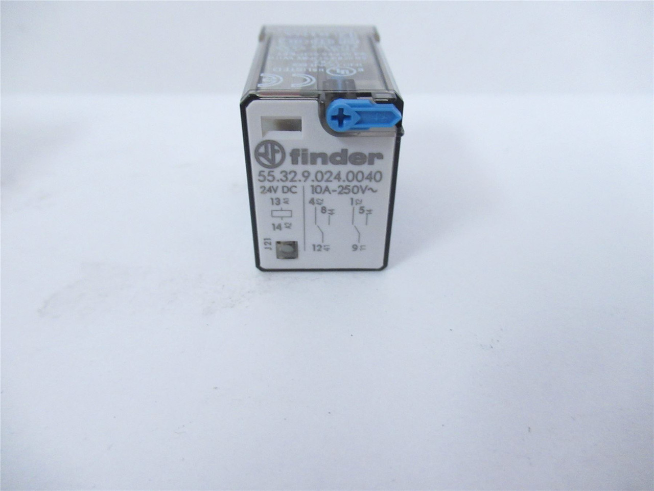 Finder 55.32.9.0024.0040; Relay 10A 250V Coil 24VDC DPDT