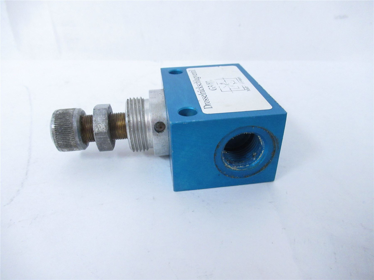 Tipper Tie 773503321; Valve Control Flow 3/8" Male Port