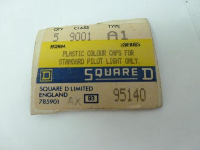 Square D 9001A1; Amber Color Cap