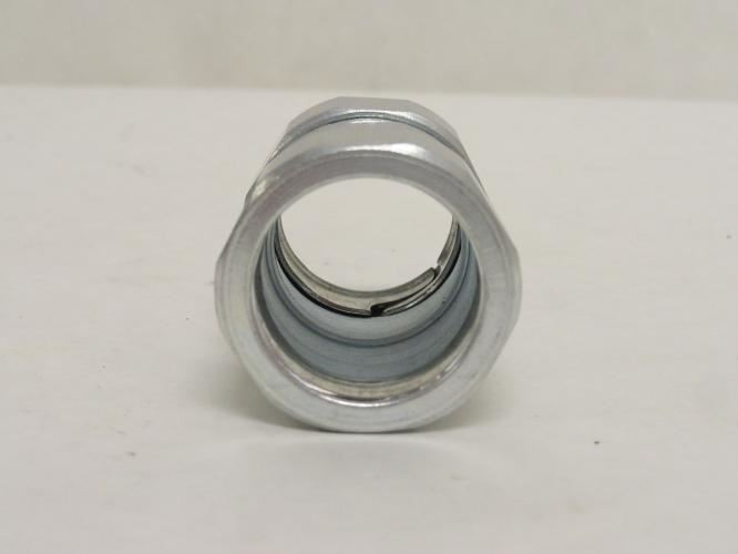 Raco 1824; Rigid Compression Coupling 1" IMC; Unthreaded