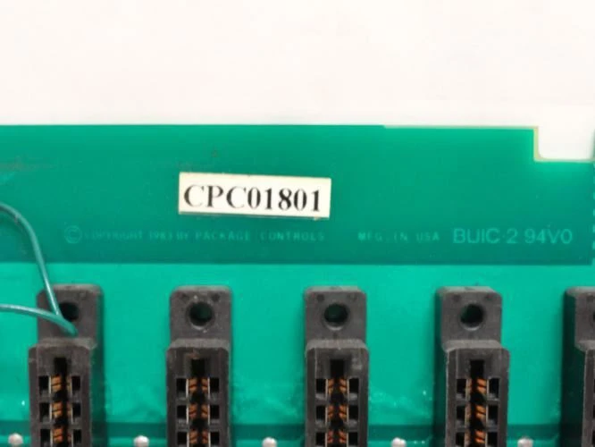 Package Controls Incorporated CPC01801; PC Backboard Card Cage