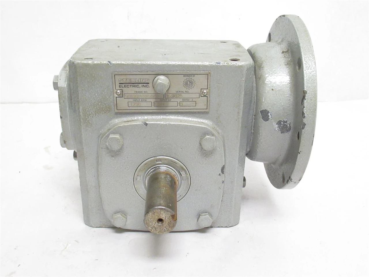 Sterling 2206BQ015562SWD; Gear Speed Reducer; RA; 15:1 Ratio;