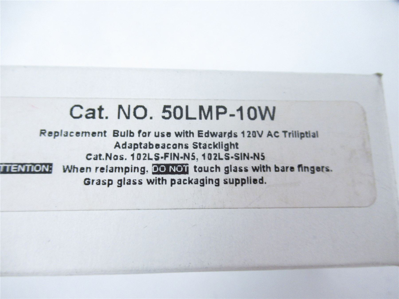 Edwards 50LMP-10W; Stacklight Series 102 Replacement Bulb