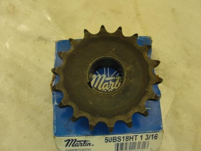 Martin 50BS18HT-1-3/16; Sprocket # 50 Chain; 18T; 1-3/16"ID