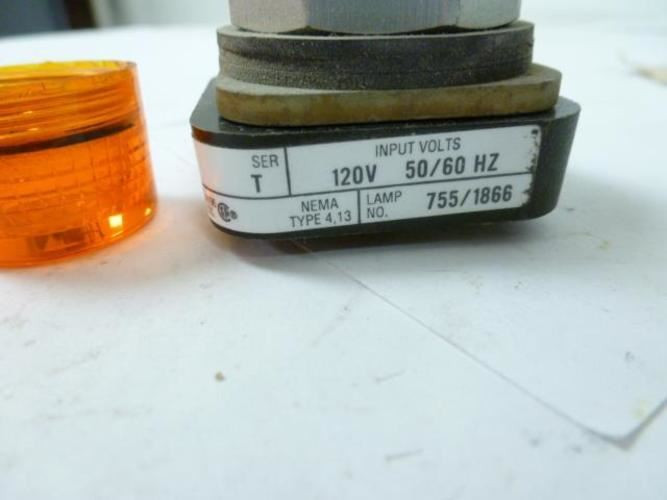 Allen-Bradley 800T-P16; Pilot Light; Amber