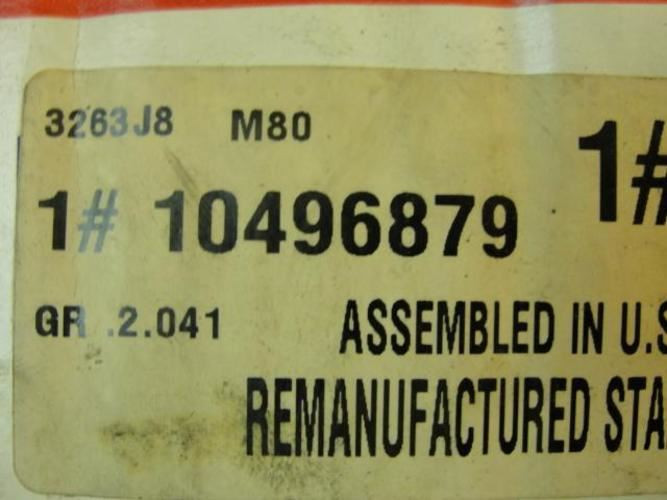 ACDelco 10496879; Starter Motor