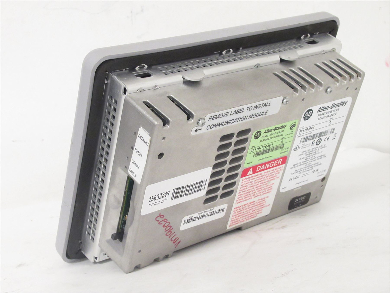 Allen-Bradley 2711P-T7C4D1; Panelview Plus 6.5" Operator Interface