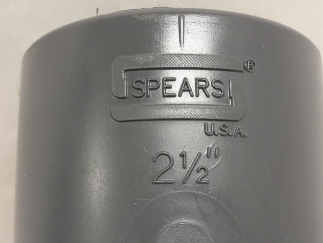 Spears 806-025; PVC Elbow; 90Deg; Sch: 80; 2-1/2"; Socket