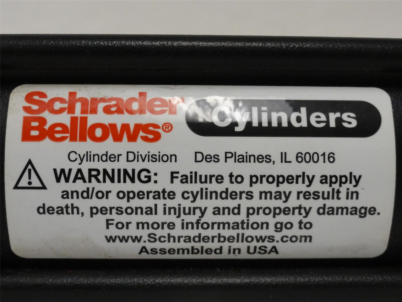 Schrader Bellows 1H000038023; Cylinder; 1.5" Bore; 4" Stroke