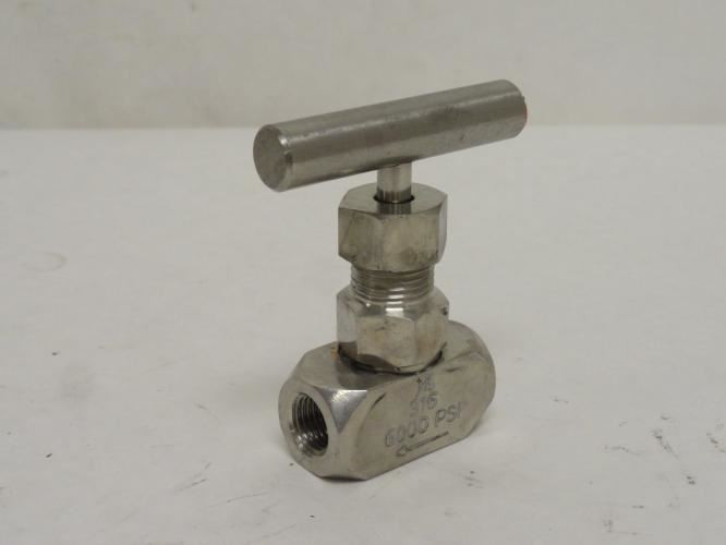 JBT VAN-20-0201; Needle Valve; SS-316; 6000PSI; Straight