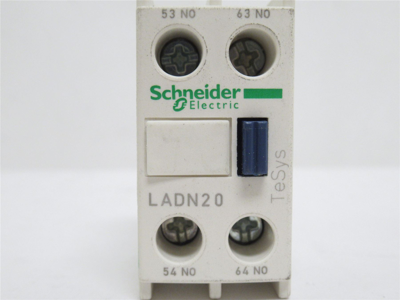 Schneider LADN20; Auxiliary Contact Block; 10A; 600VAC 2-NO