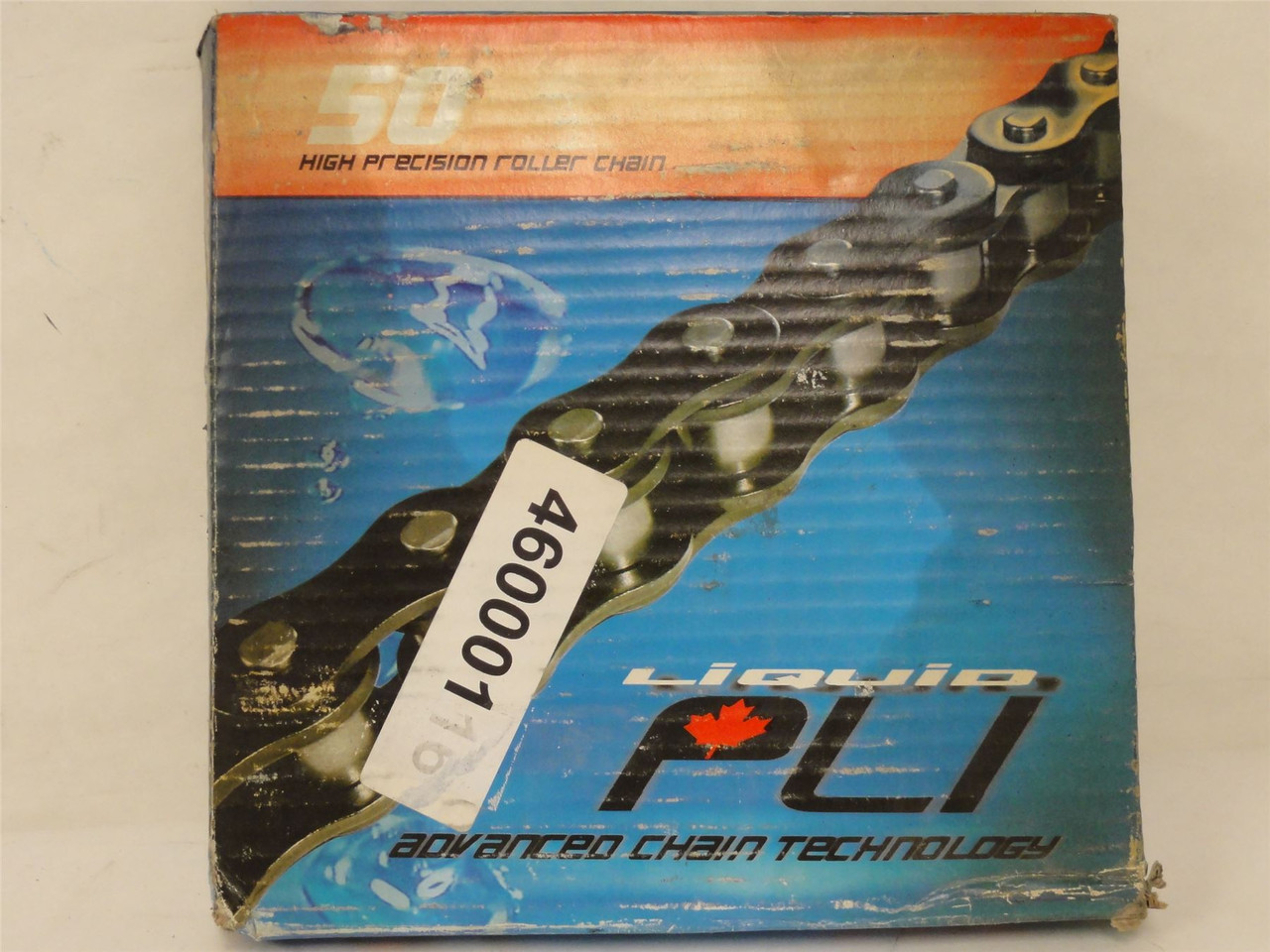 PLI 46000116; Roller Chain; #50 x 10Ft; 192 Links; 1300010989