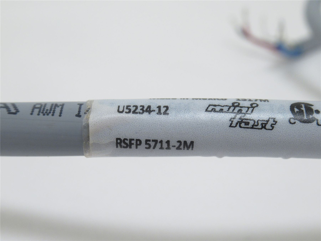 Turck RSFP 5711-2M; Receptacle U5234-12; 5-Pin; 2m Wire