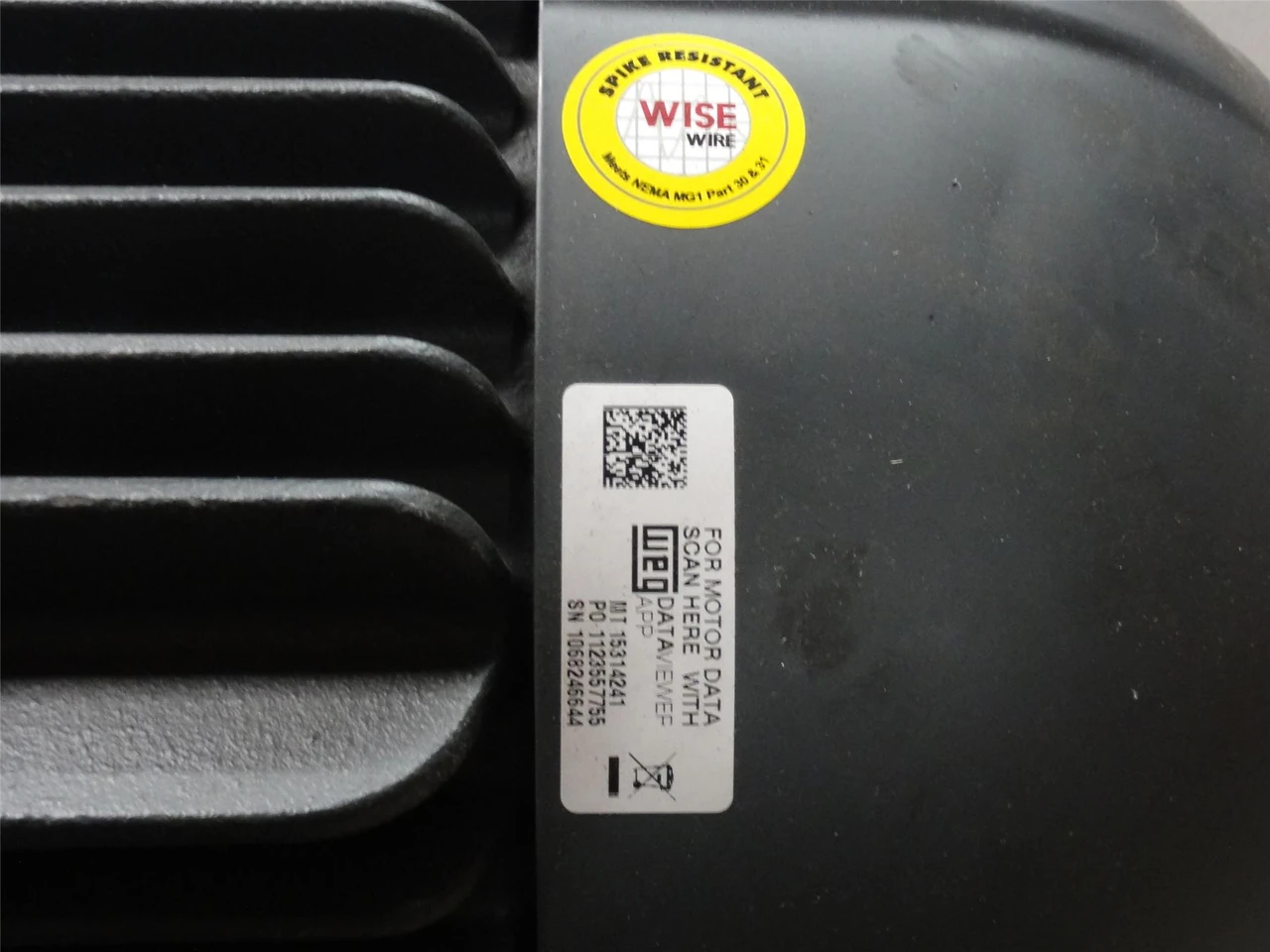 Weg 0623221618_; AC Motor; 7.5HP; 230/460V; 1779 RPM; 3Ph