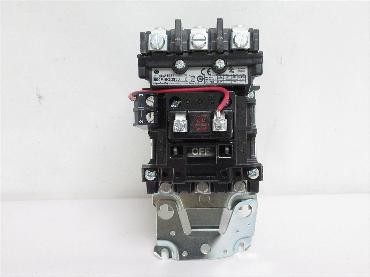 Allen-Bradley 500F-BOD930; Starter 10HP 575VAC; MISSING RELAY