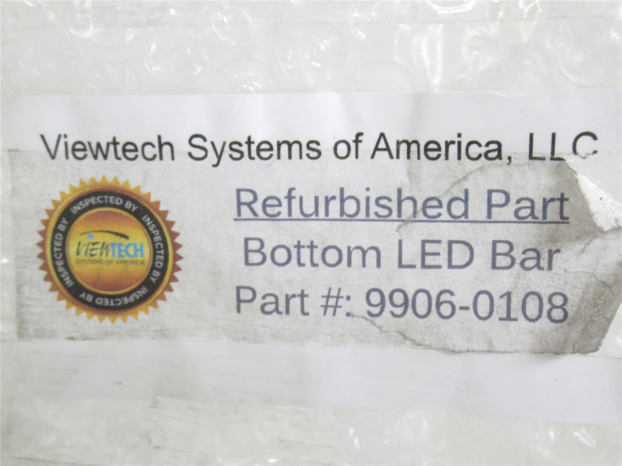 Viewtech 9906-0108; Bottom Mount LED Bar; Left Hand