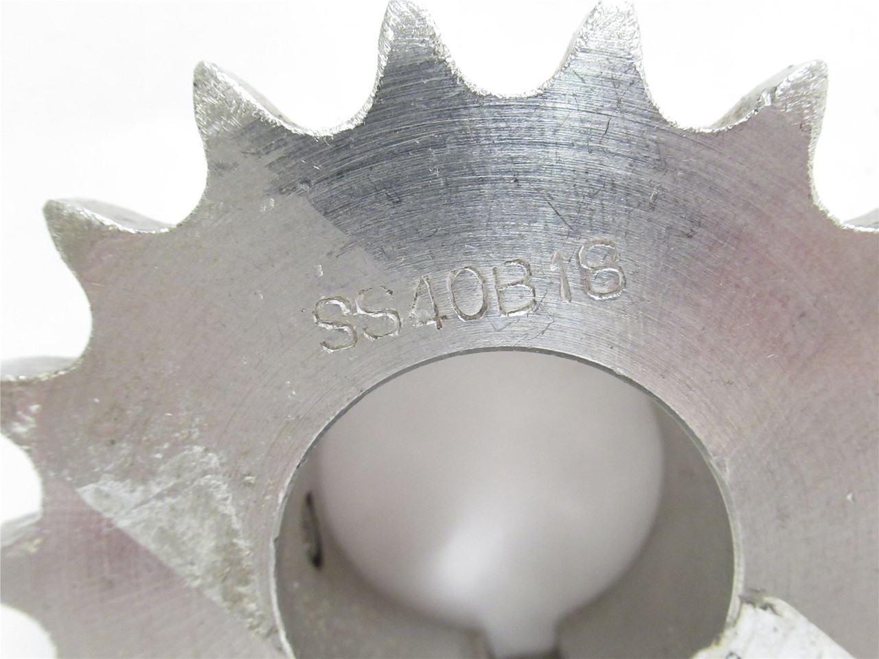 MFG- SS40B18 X 1-1/4; Sprocket #40; SS; 18 Teeth; 1-1/4"ID