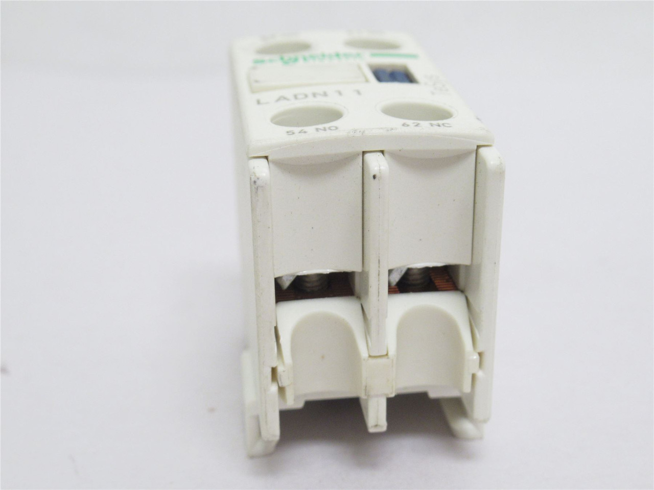 Schneider LADN11; Aux Contact Block; 10a; 600vac; 1-NO; 1-NC