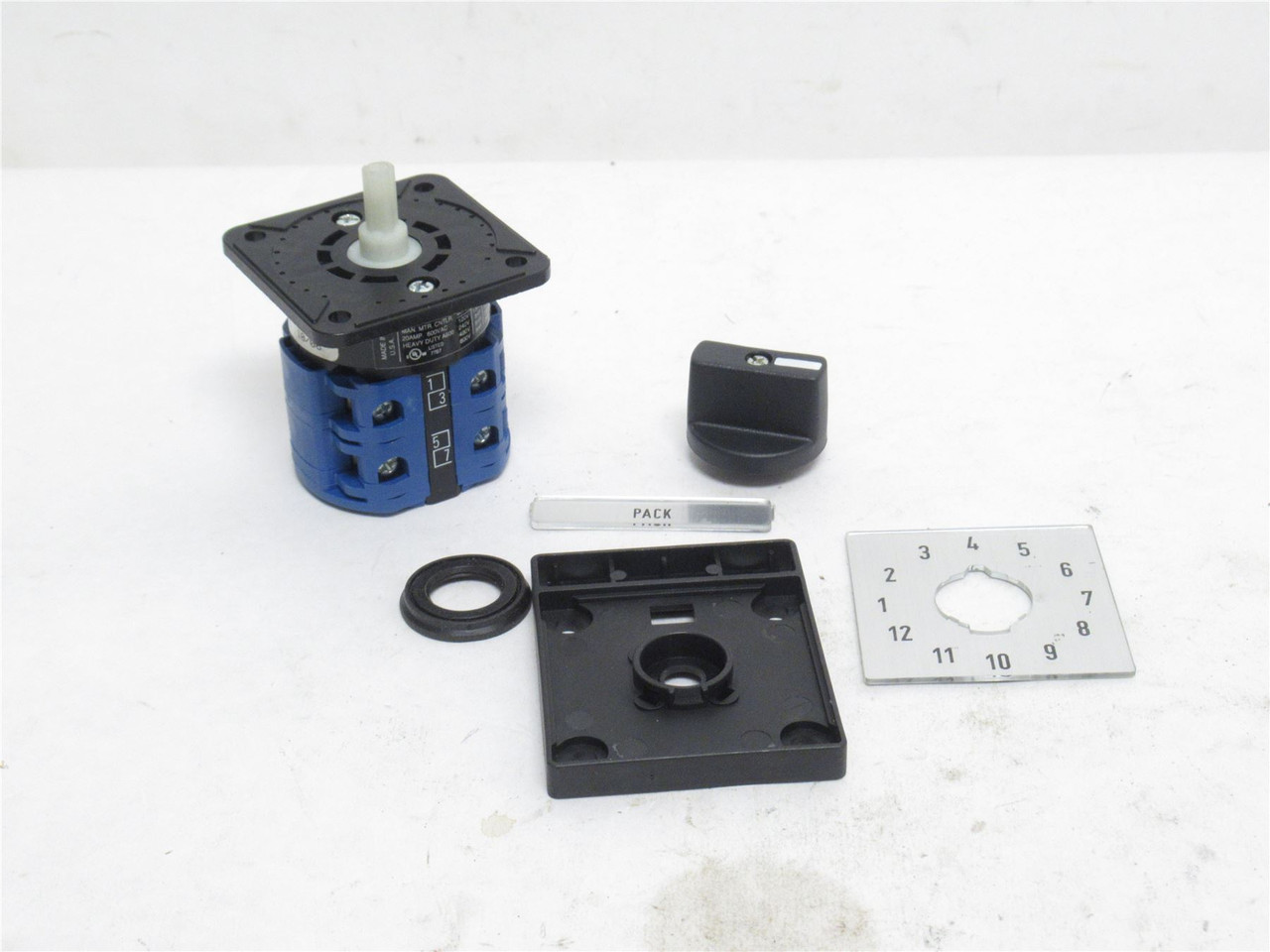Kraus & Namier CA11-1; Switch; 12-Pos; 5HP; 6A; 600VAC