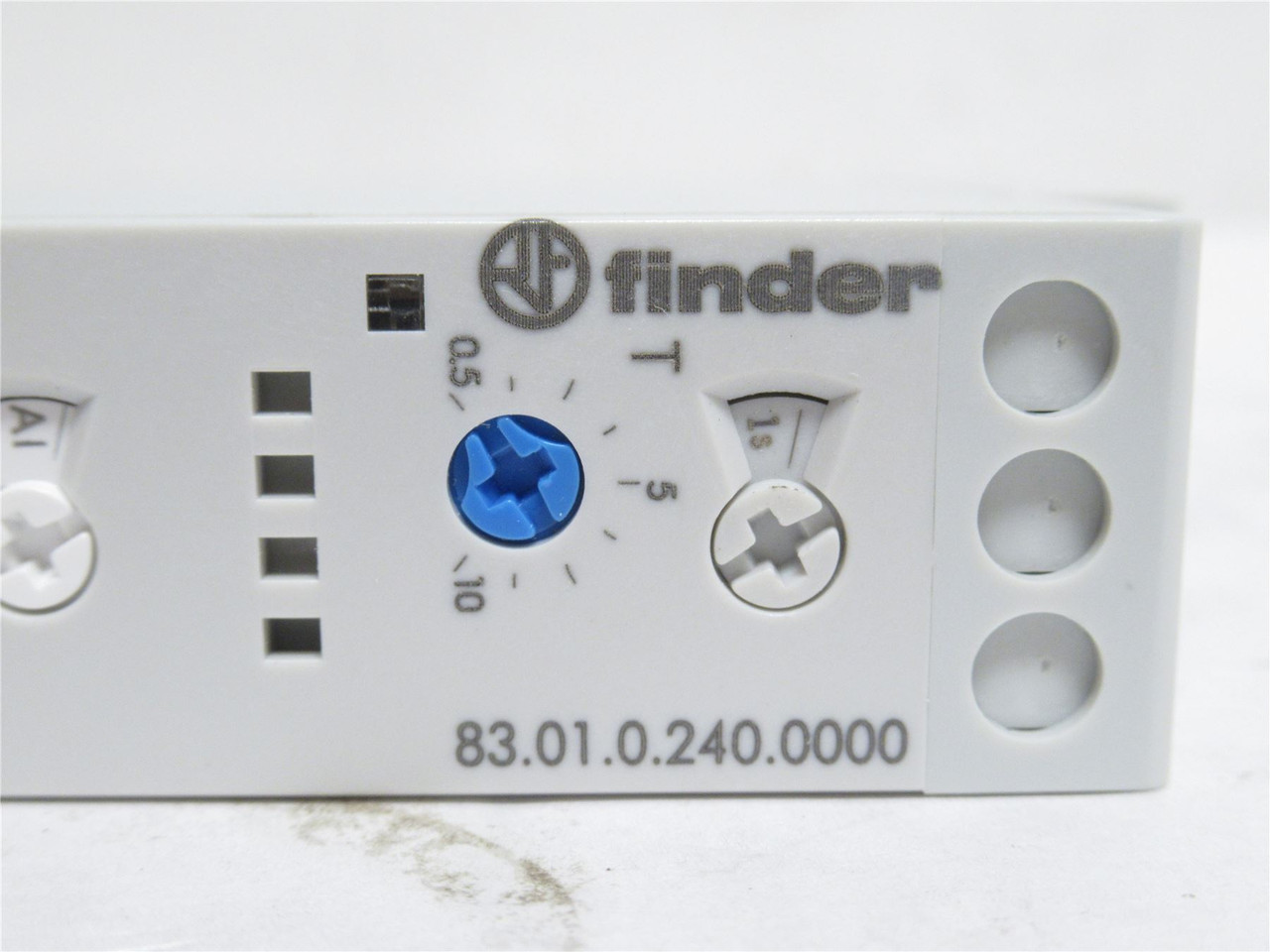 Finder 83.01.0.240.0000; Time Delay Relay; 16A; 1/2s-10 Days
