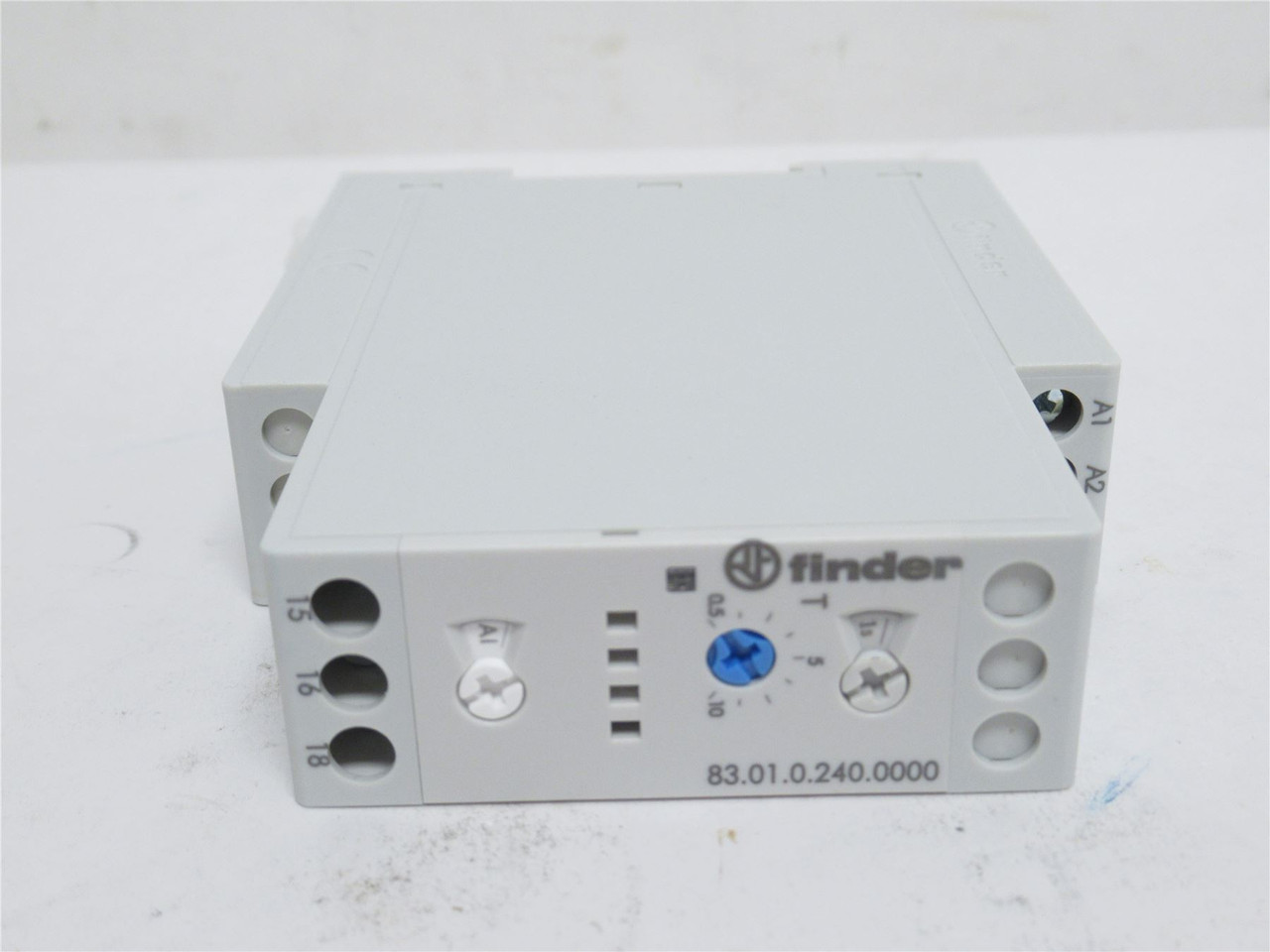 Finder 83.01.0.240.0000; Time Delay Relay; 16A; 1/2s-10 Days