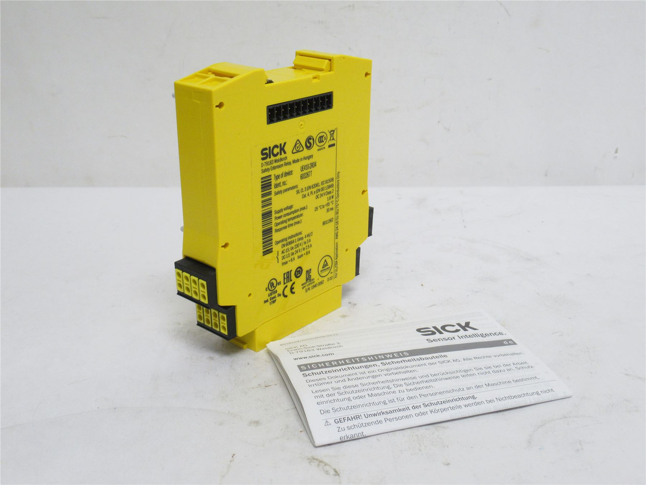 SICK UE410-2RO4; Safety Controller 6032677; 24VDC Supply
