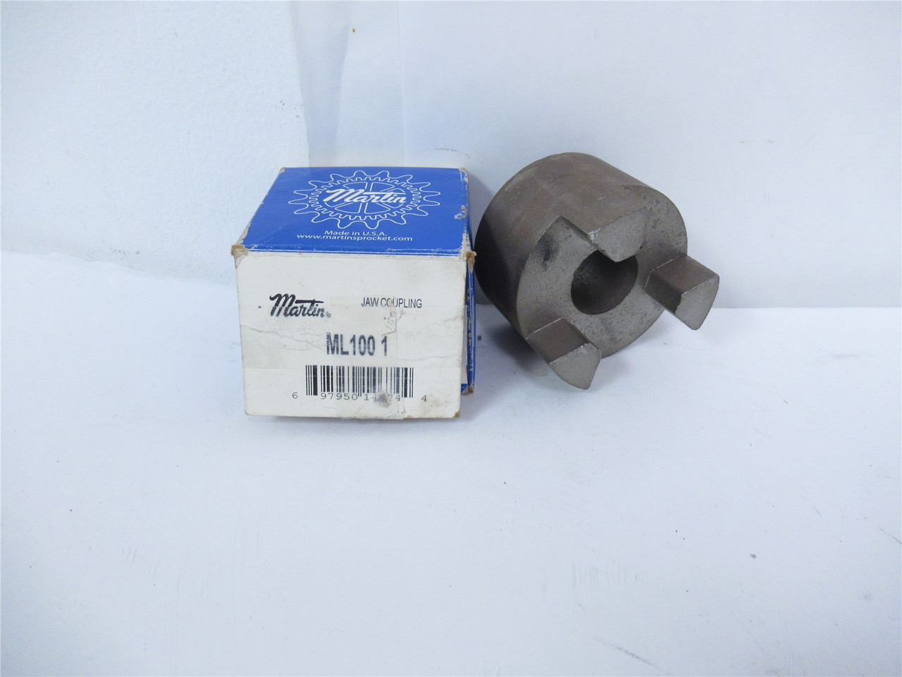 Martin ML1001; Coupler-Jaw Hub; 1" Bore;Straight Jaw