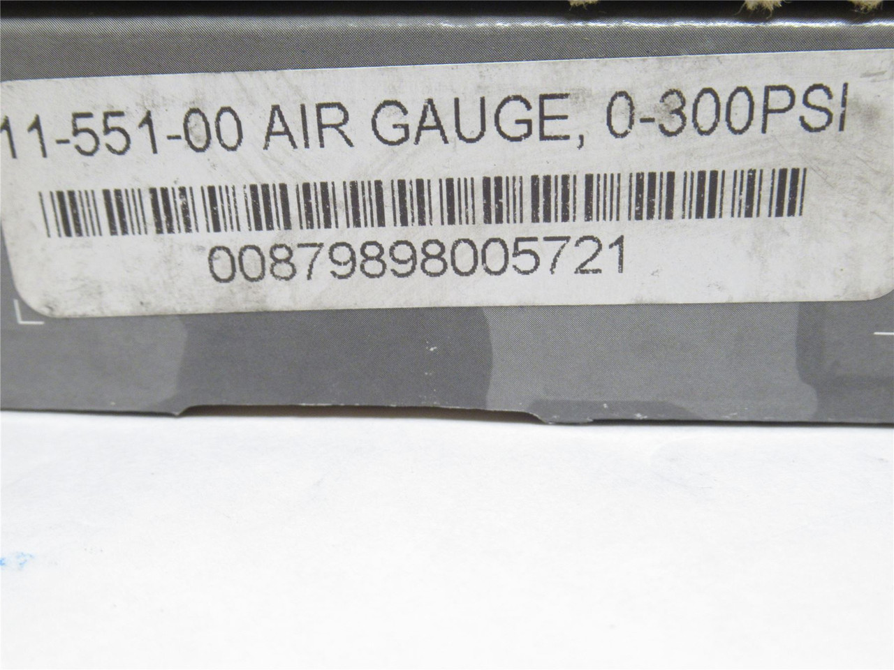 Smith-Cooper 11-551-00; Fire Sprinkler Air Gauge; 0-300PSI