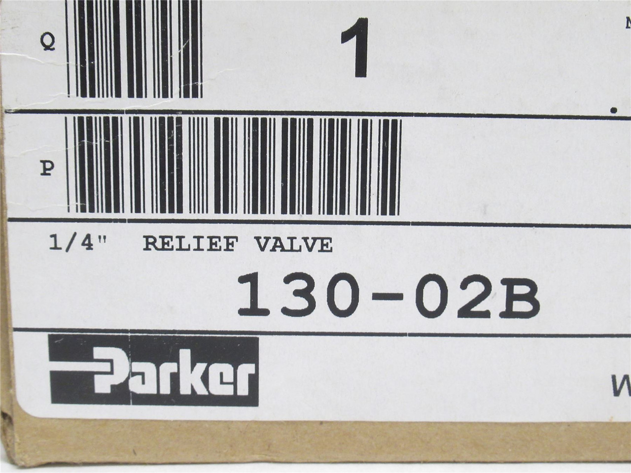 Parker 130-02B; Pneumatic relief Valve; 1/4NPT; 50PSI