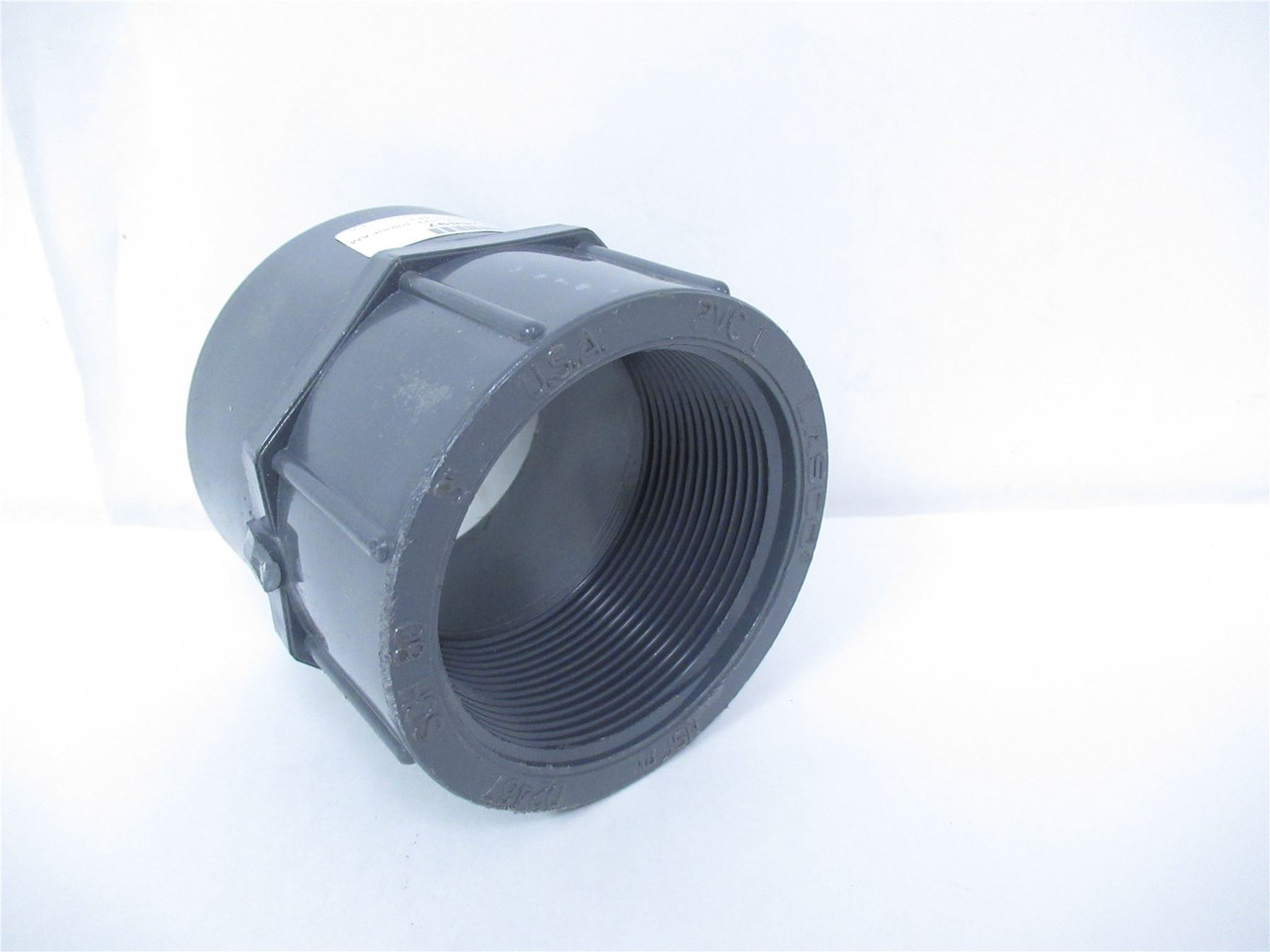 Lasco 835-030; Female Adaper 3"x3" NPT Thread-to-Socket SCH80