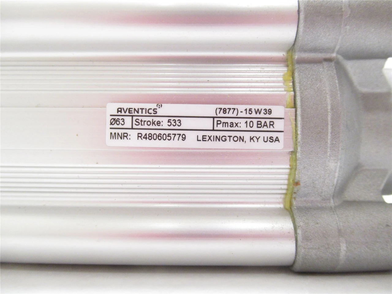 Aventics R480605779; Air Cylinder; 63mmID x 533mm Stroke