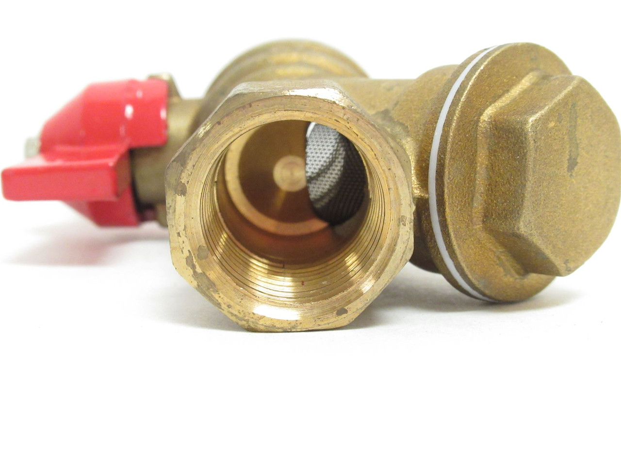 Industry-Std  1PYY8; Butterfly Combination Strainer/Ball Valve