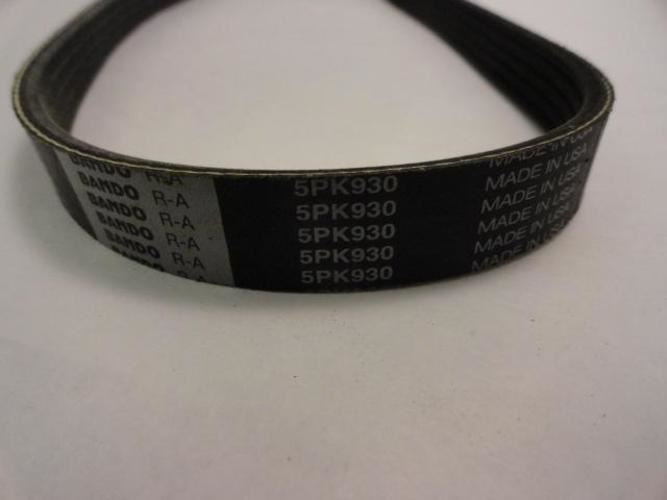 Bando 5PK930; Serpentine Belt 366K5; 5-ribs 36.6"L; 1MGU5