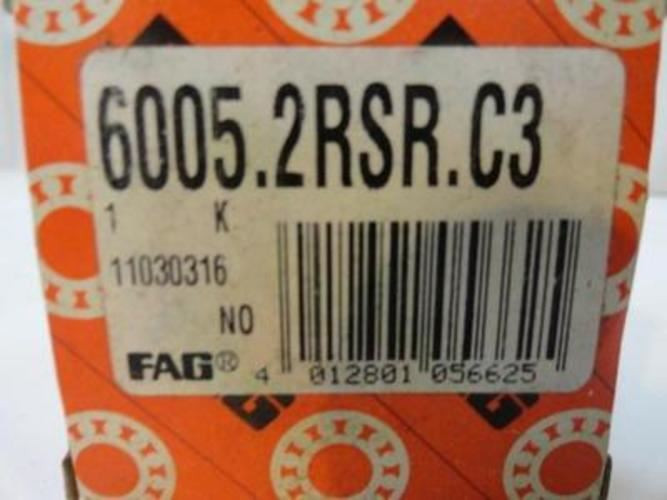 FAG 6005.2RSR.C3; Ball Bearing 25X47X12mm