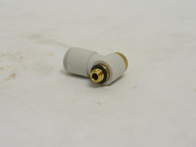 SMC KQ2VS06-M5A; Lot-2 Elbow Connector; M5 Male Thread; PTC 6mm