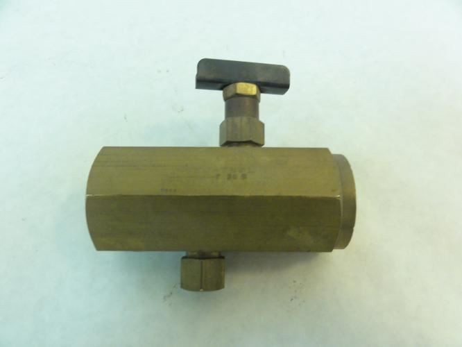 Pneu-Trol F30B; Flow Control Valve; 1/2" NPT; Brass