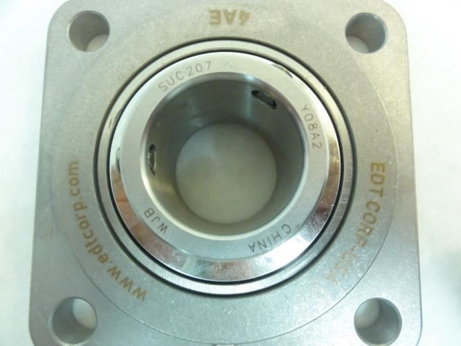 EDT 4Y4AE8-35MGX; Flange Bearing; 4-Bolt; 1-3/8"ID; SS