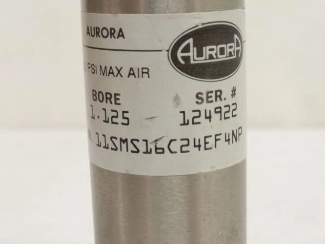 Aurora 11SMS16C24EF4NP; Air Cylinder; SS; 1-1/8"ID; 3" Stroke