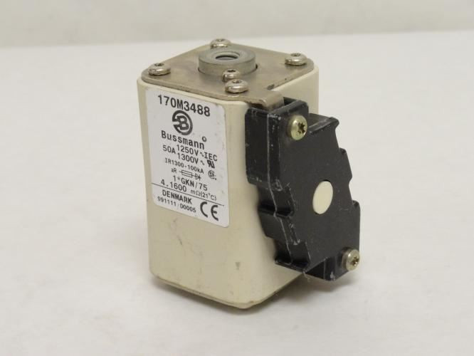 Bussmann 170M3488; High Speed Square Body Fuse; 50A; 1300VAC