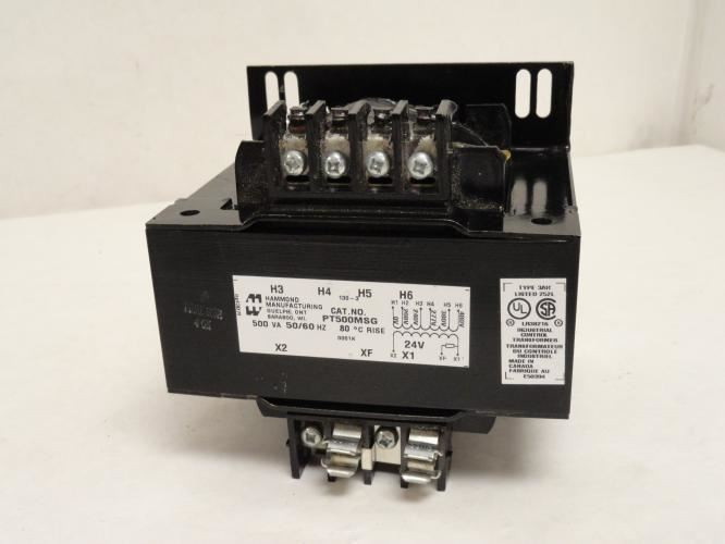 Hammond PT500MSG; Control Transformer; 500vA; 20.9 Amp