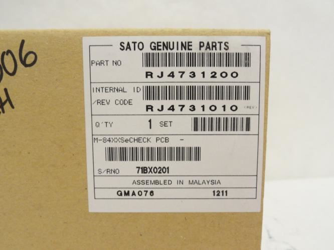 Sato RJ4731200; M-84XXXSeCHECK PCB Board