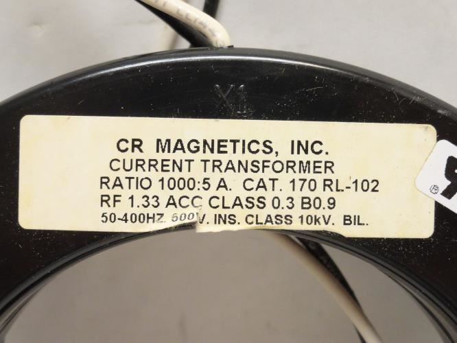 CR Magnetics 170 RL-102; Current Transformer Ratio: 1000:5 Amp