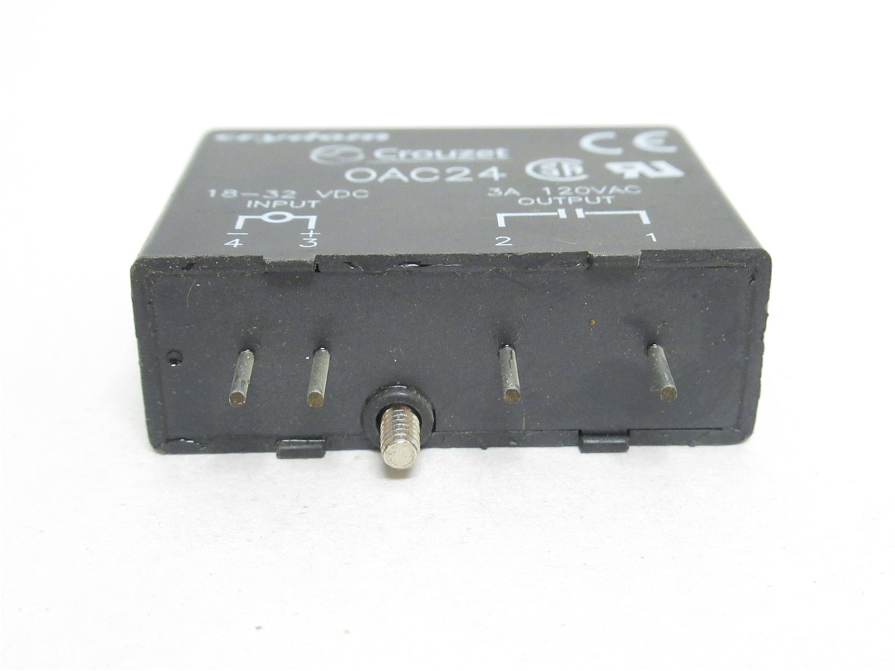 Crouzet OAC24; Relay Module; 120VAC; 3A; 18-32VDC Input