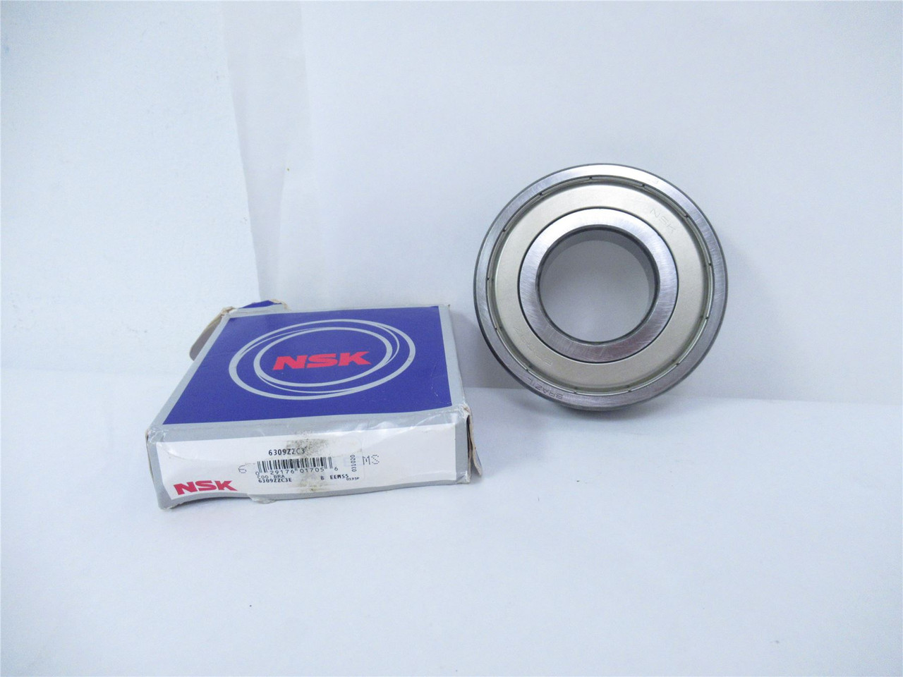 NSK 6309ZZC3E; Ball Bearing; Straight Bore; 45mmID; 100mm D
