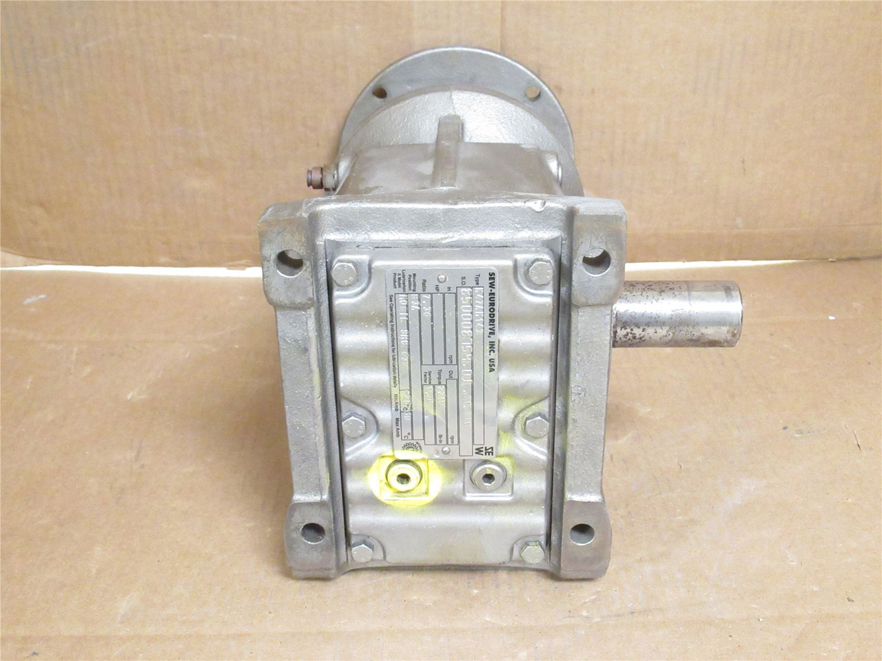 SEW K47AM143; Inline Gearbox 7.36:1 Ratio