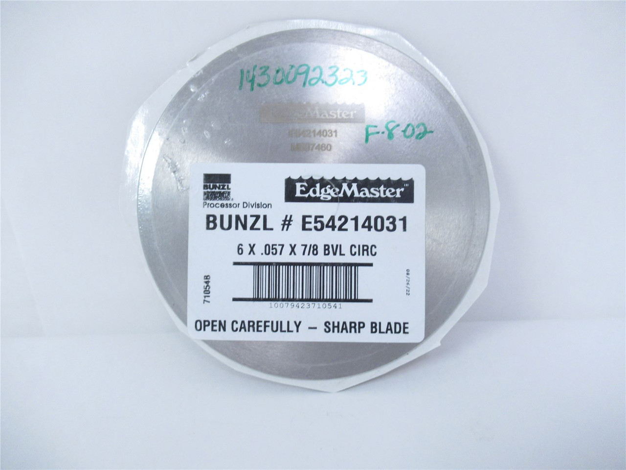 Bunzl E54214031; Edgemaster Bvl Cir Blade