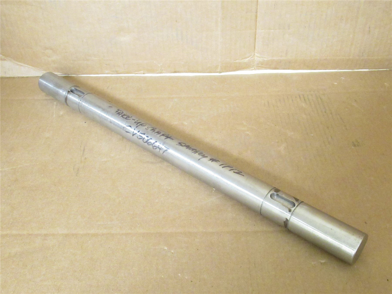 Smalley IP12TAKEUPSHAFT; Take-Up Shaft SS 22" Long x 1-7/16"OD